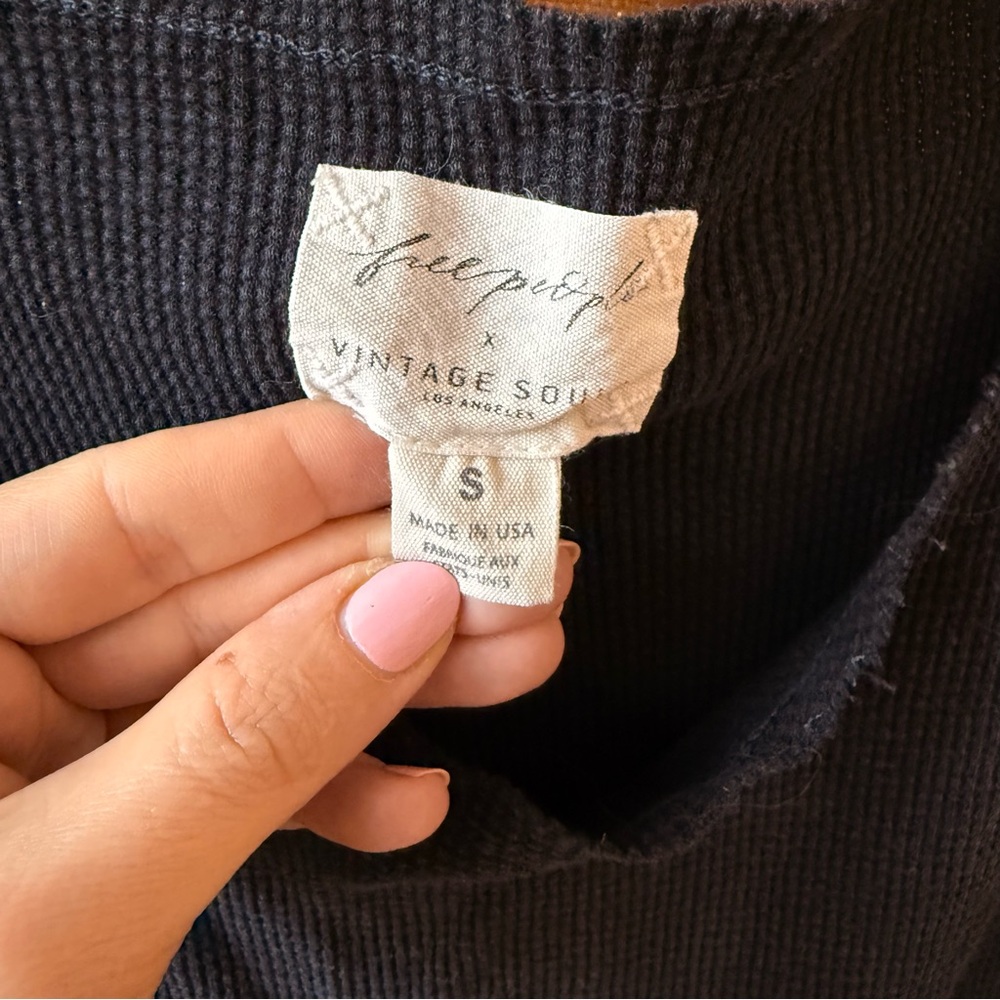 Free People + Vintage Souls Thermal Maxi Dress